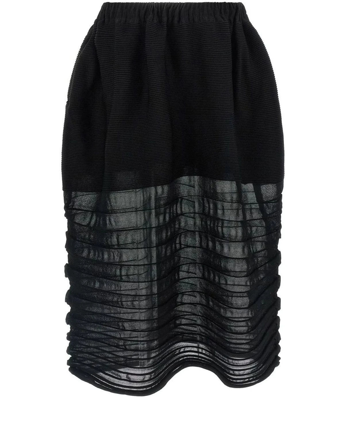 Issey Miyake Skirt in black, Polyester — view 2