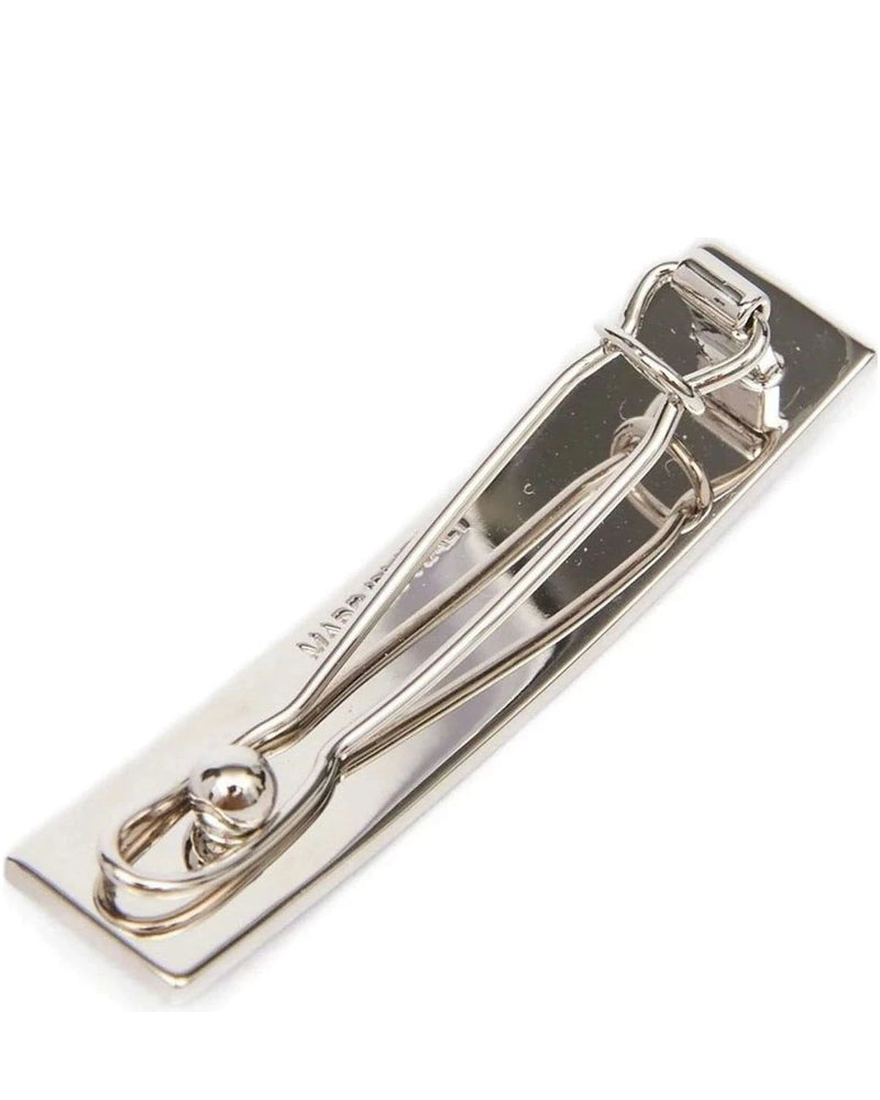 MM6 Maison Margiela Tie Clip in silver, Brass — view 2
