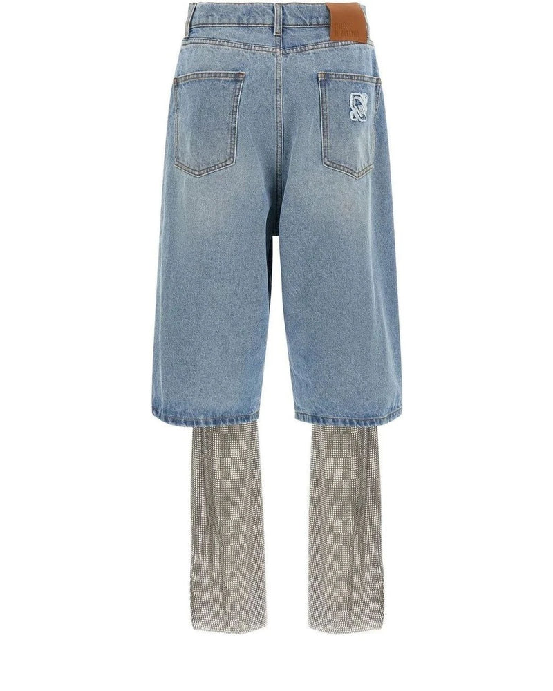 Giuseppe Di Morabito Denim Short in multicolor, Cotton — view 3