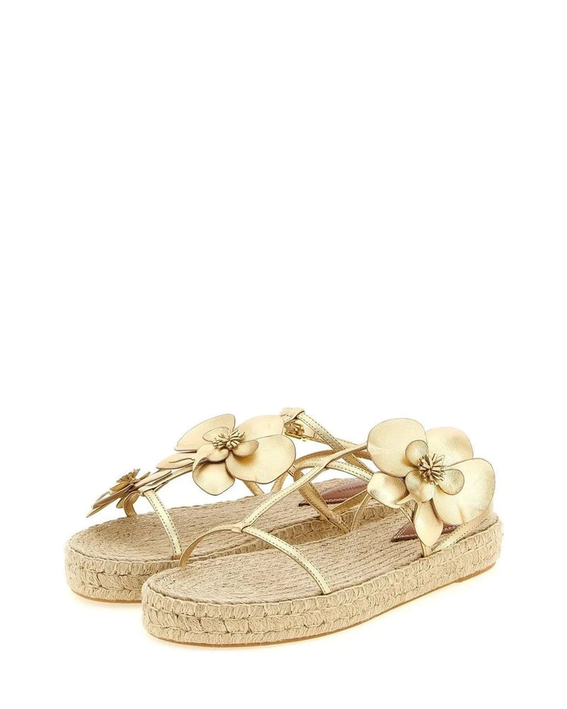 Zimmermann Sandals in gold, Leather — view 2
