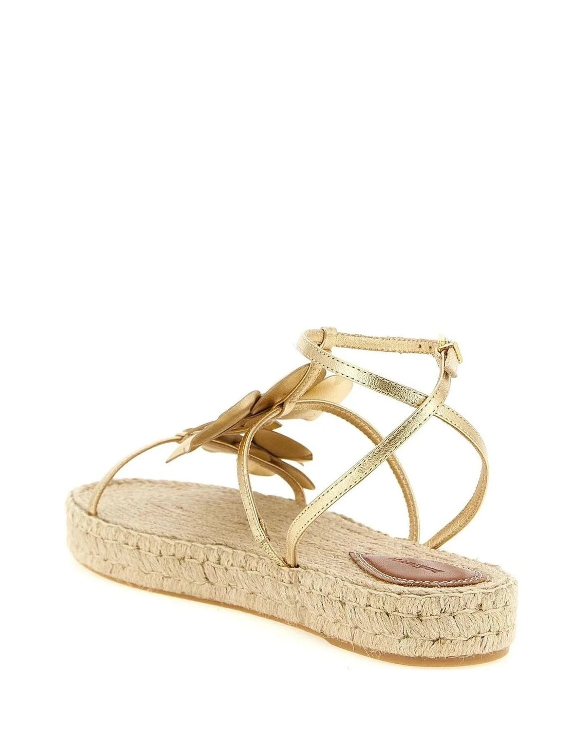 Zimmermann Sandals in gold, Leather — view 4