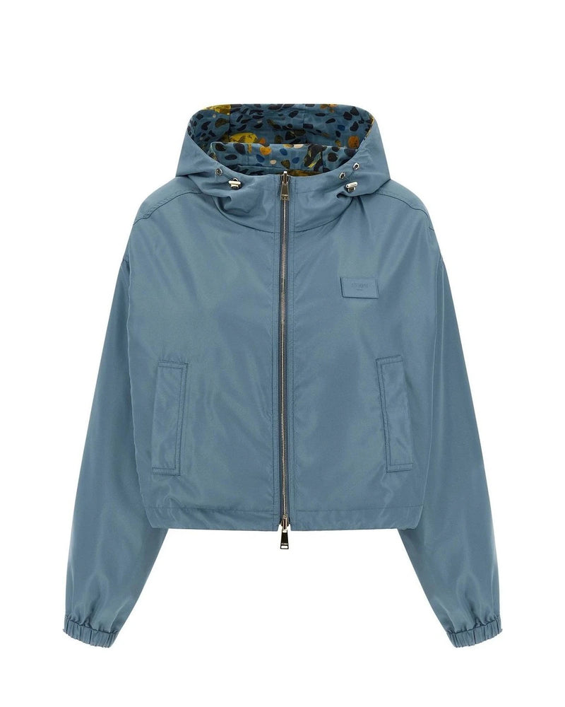 Fendi Windbreaker in blue, Polyester — view 2