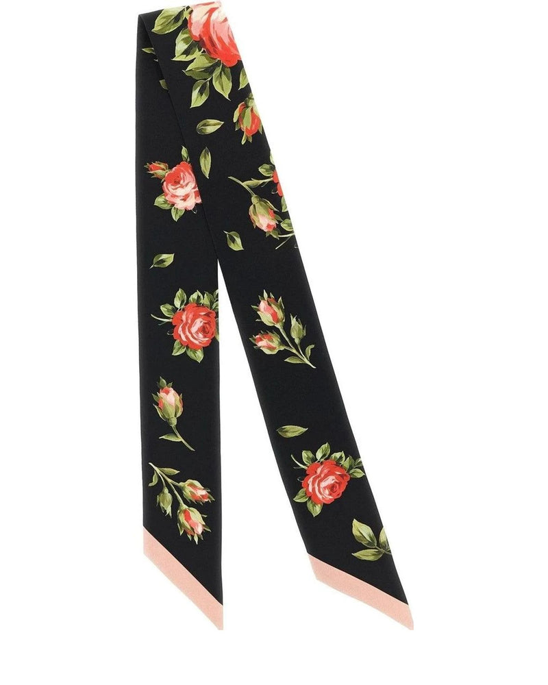 Dolce & Gabbana Durags & Hair Wrap in black, Silk — view 2
