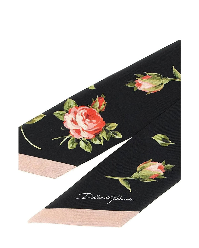 Dolce & Gabbana Durags & Hair Wrap in black, Silk — view 3