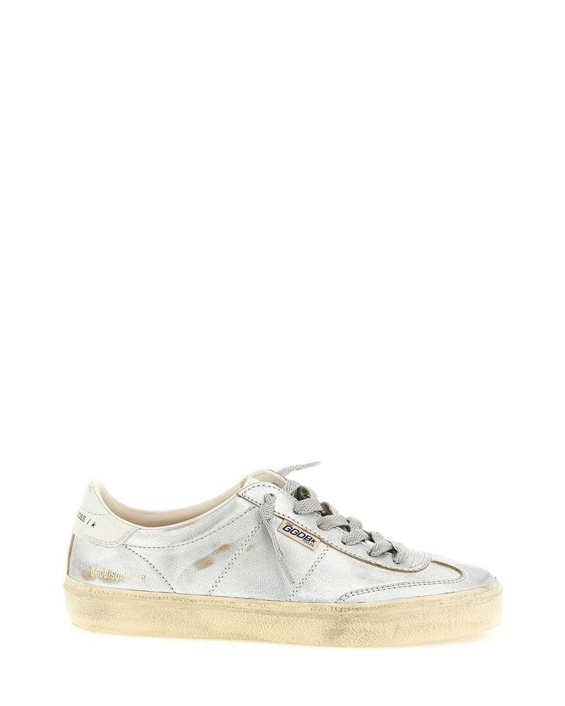 Golden Goose Sneakers in silver, Cow Leather