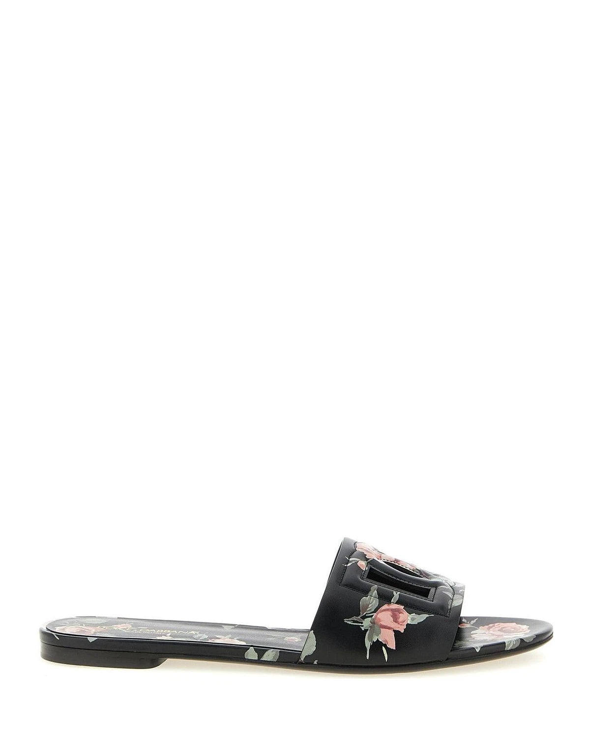 Dolce & Gabbana Black Slides 