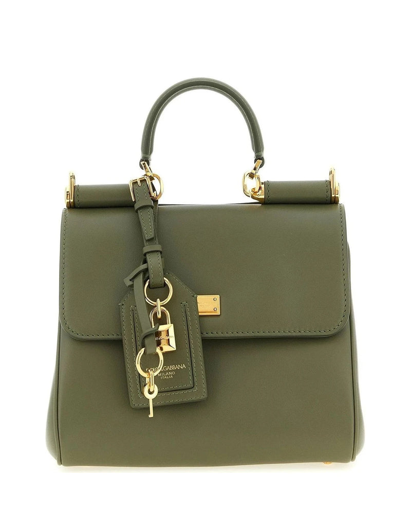 Dolce & Gabbana Satchel Bag in green, Calf Leather