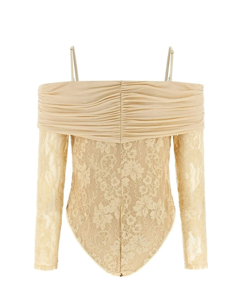 Zimmermann Bodysuit in beige, Polyamide — view 2