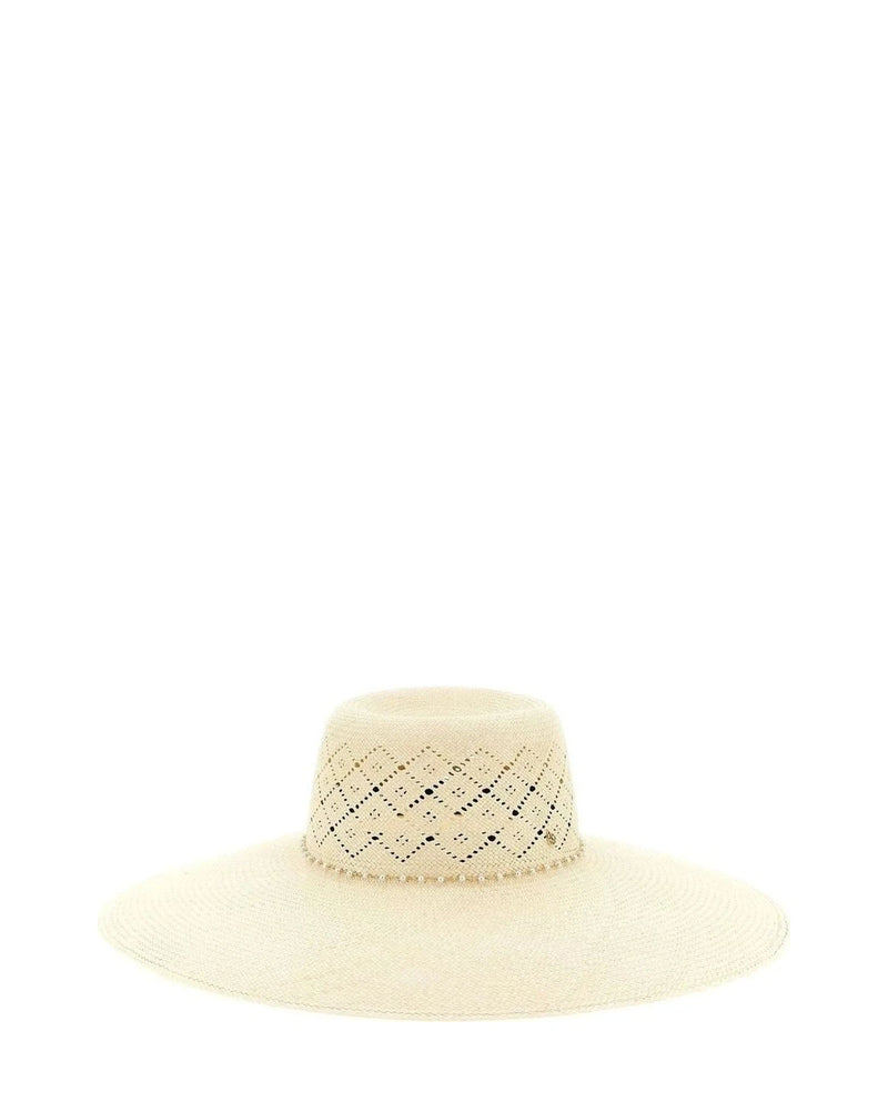 Maison Michel Sun Hat in beige