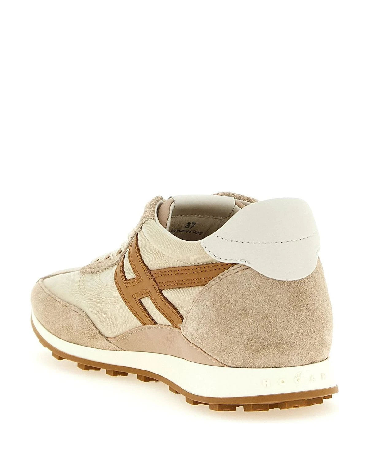Hogan Athletic Shoes in beige, Polyamide — view 3