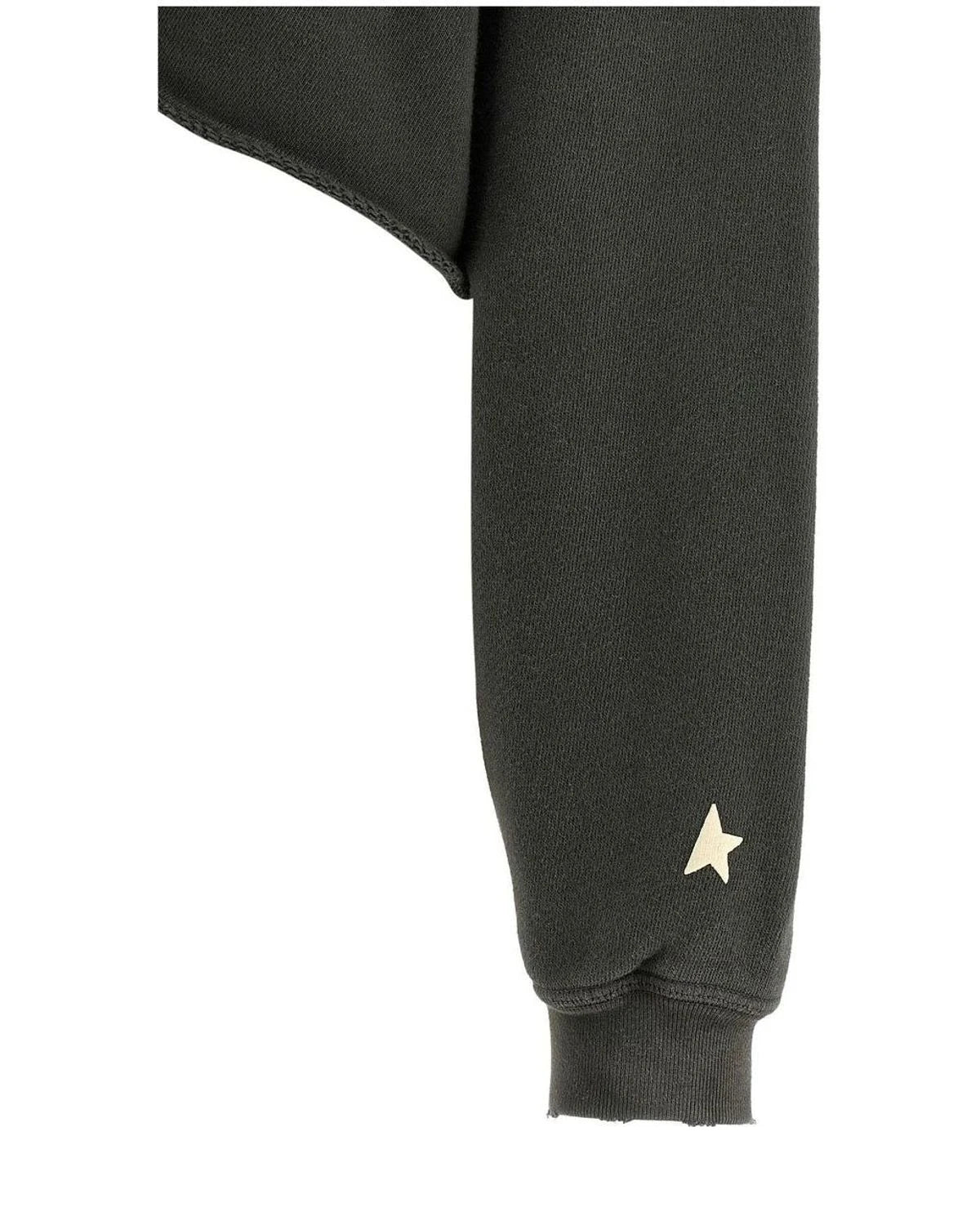 Golden Goose Hoodie in gray, Cotton — view 4