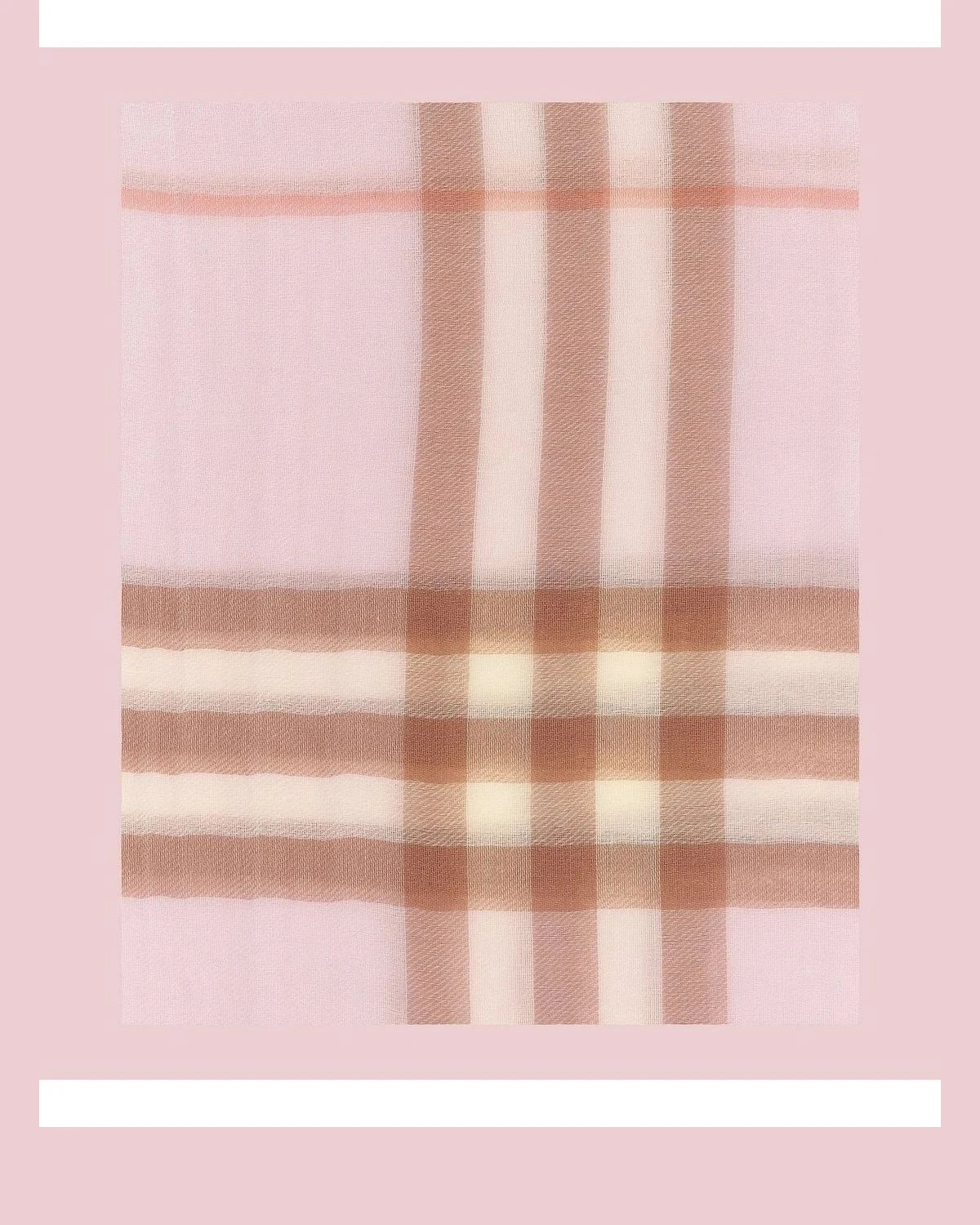 Burberry Scarves & Shawl in pink, Wool — view 3