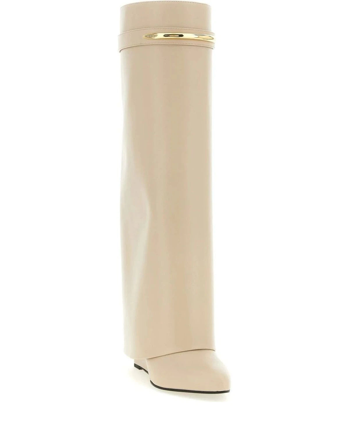 Givenchy Knee High Boots in beige, Calfskin Leather — view 2