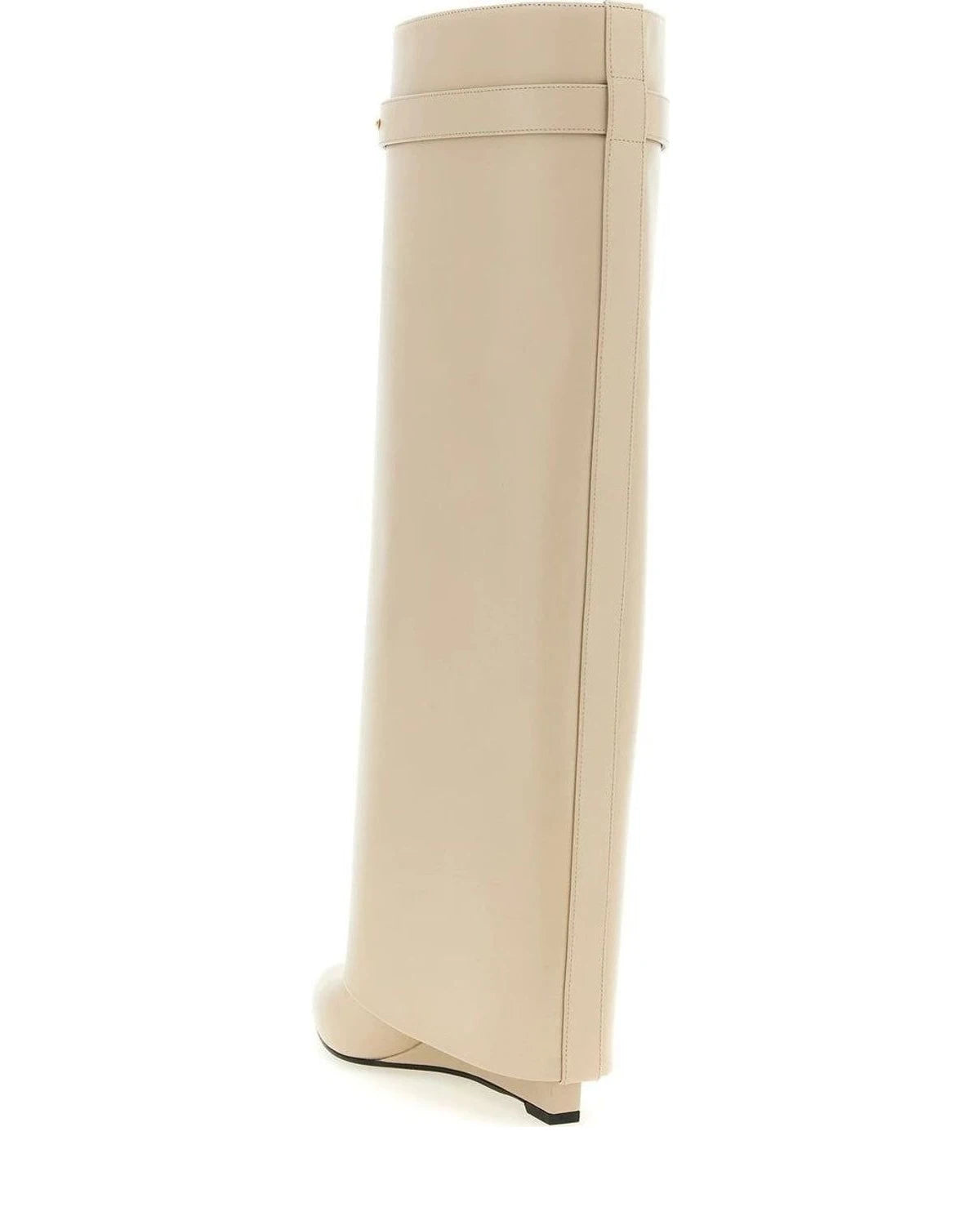 Givenchy Knee High Boots in beige, Calfskin Leather — view 3