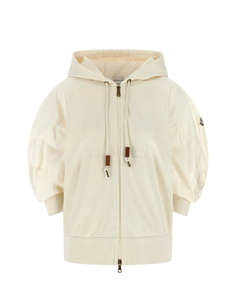 Moncler Hoodie in white, Cotton