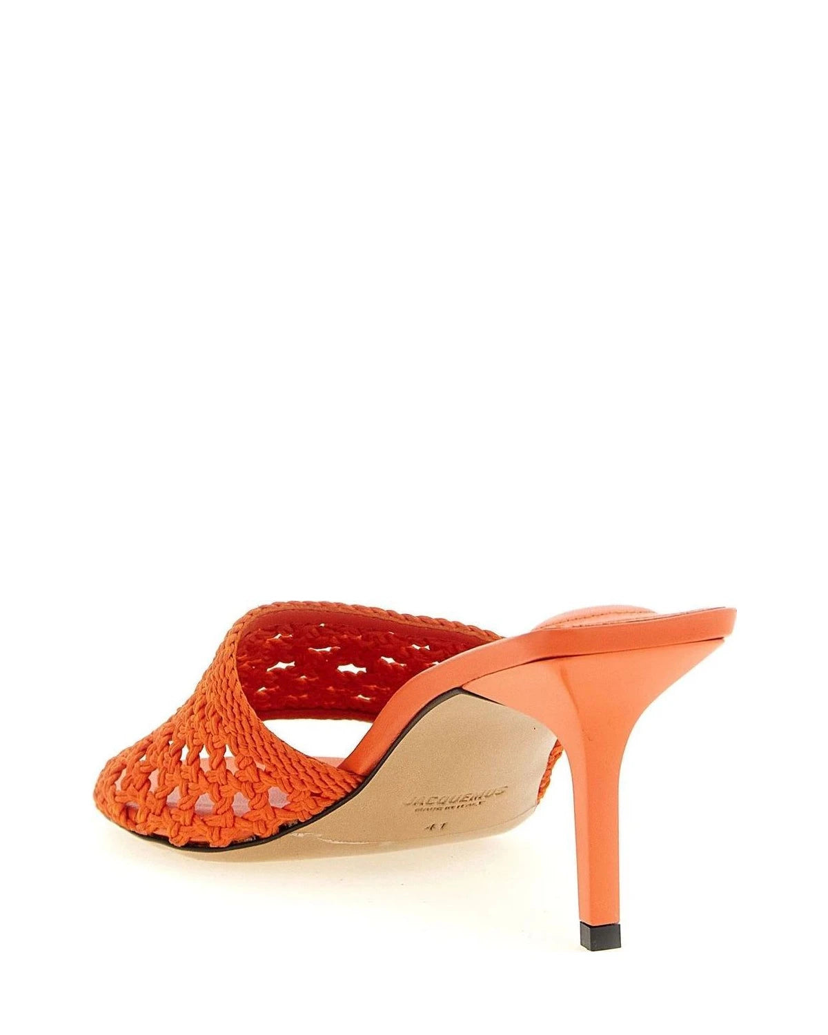Jacquemus Sandals in orange, Polyester — view 4