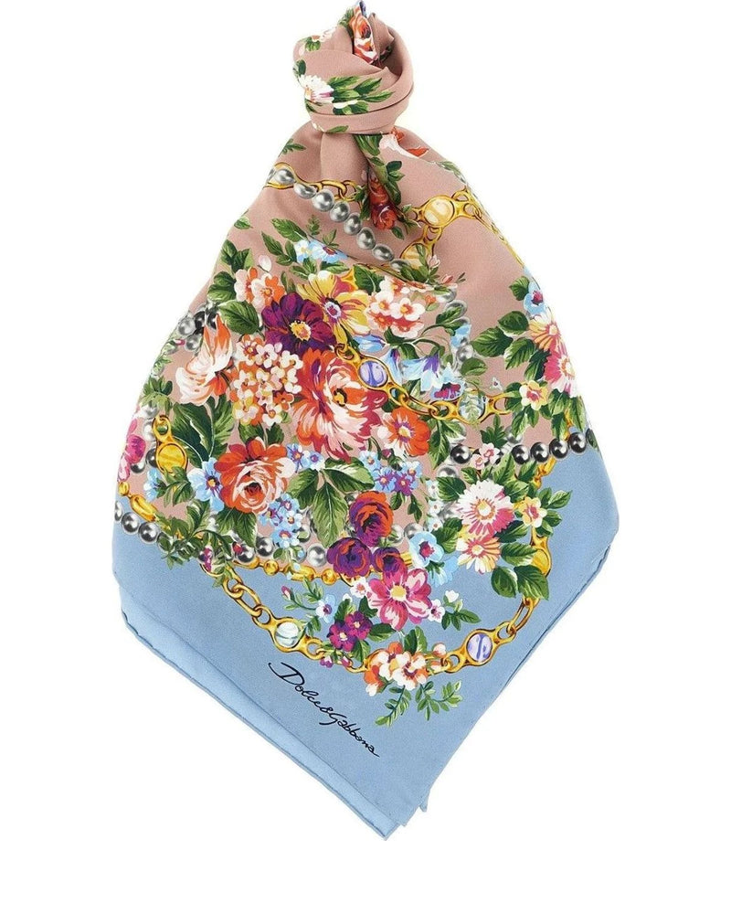 Dolce & Gabbana Scarves & Shawl in blue, Silk