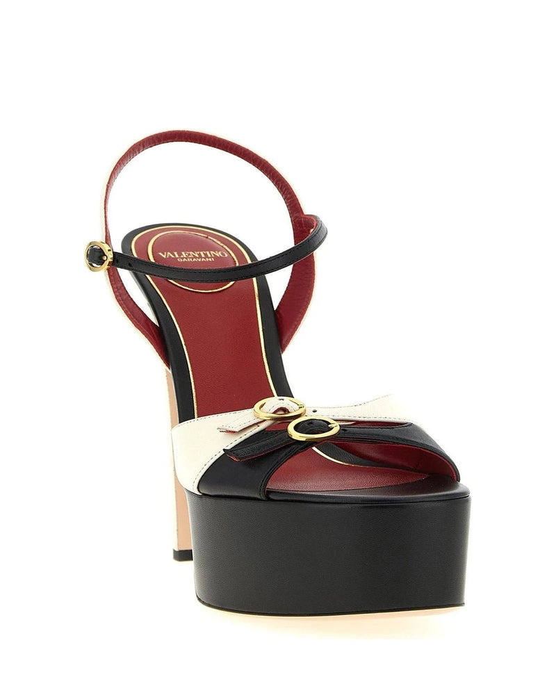 Valentino Garavani Sandals in multicolor, Calfskin Leather — view 2