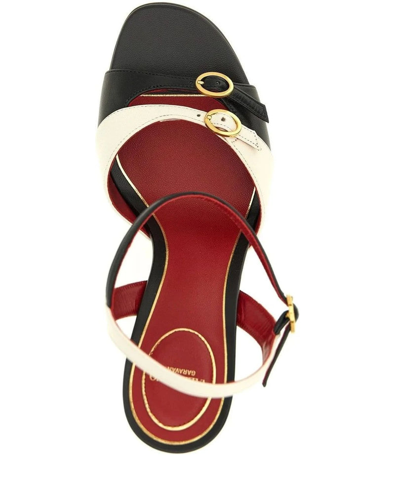 Valentino Garavani Sandals in multicolor, Calfskin Leather — view 4