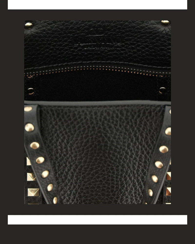 Valentino Garavani Tote Bag in black, Calfskin Leather — view 4