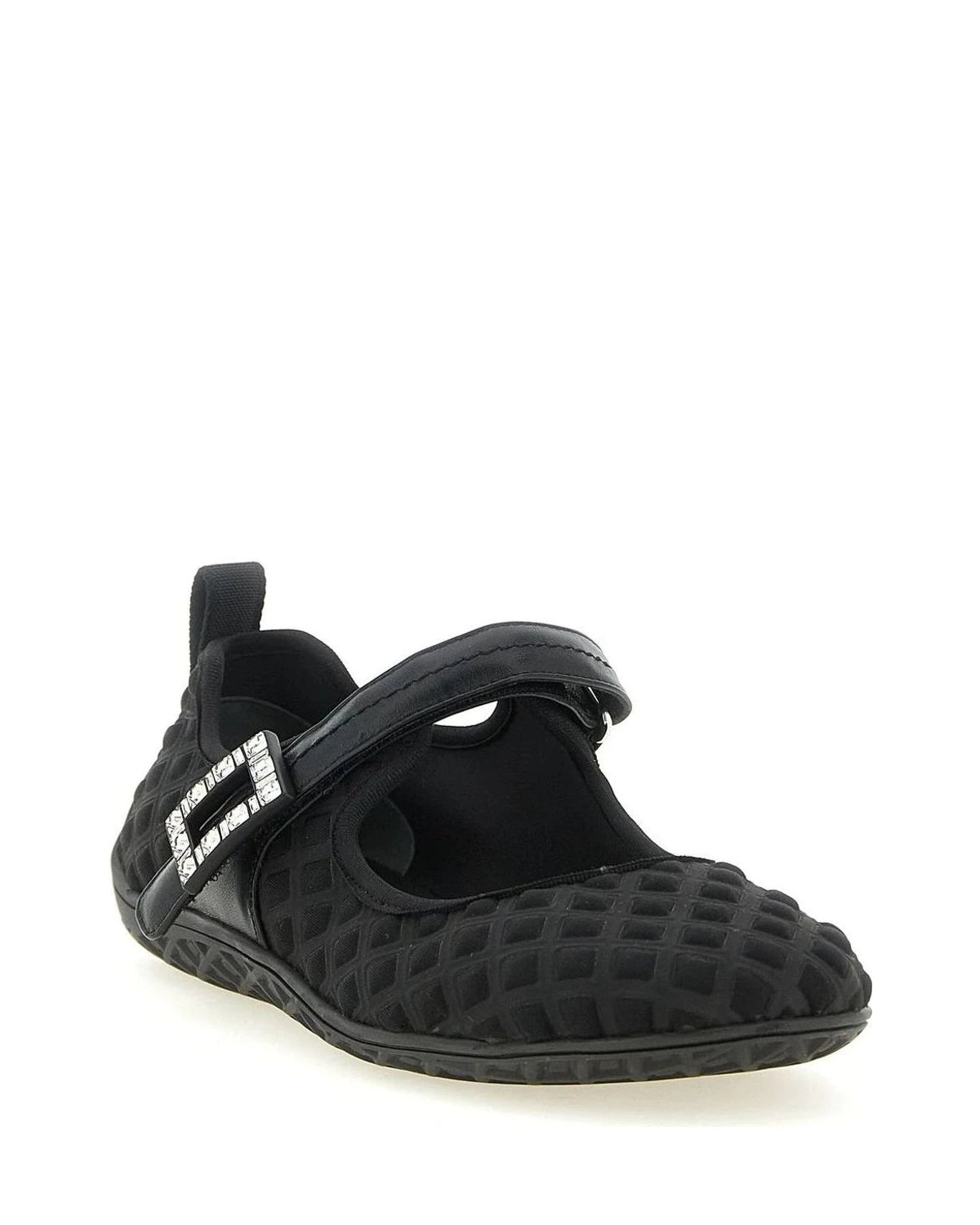 Roger Vivier Flats in black, Polyamide — view 2