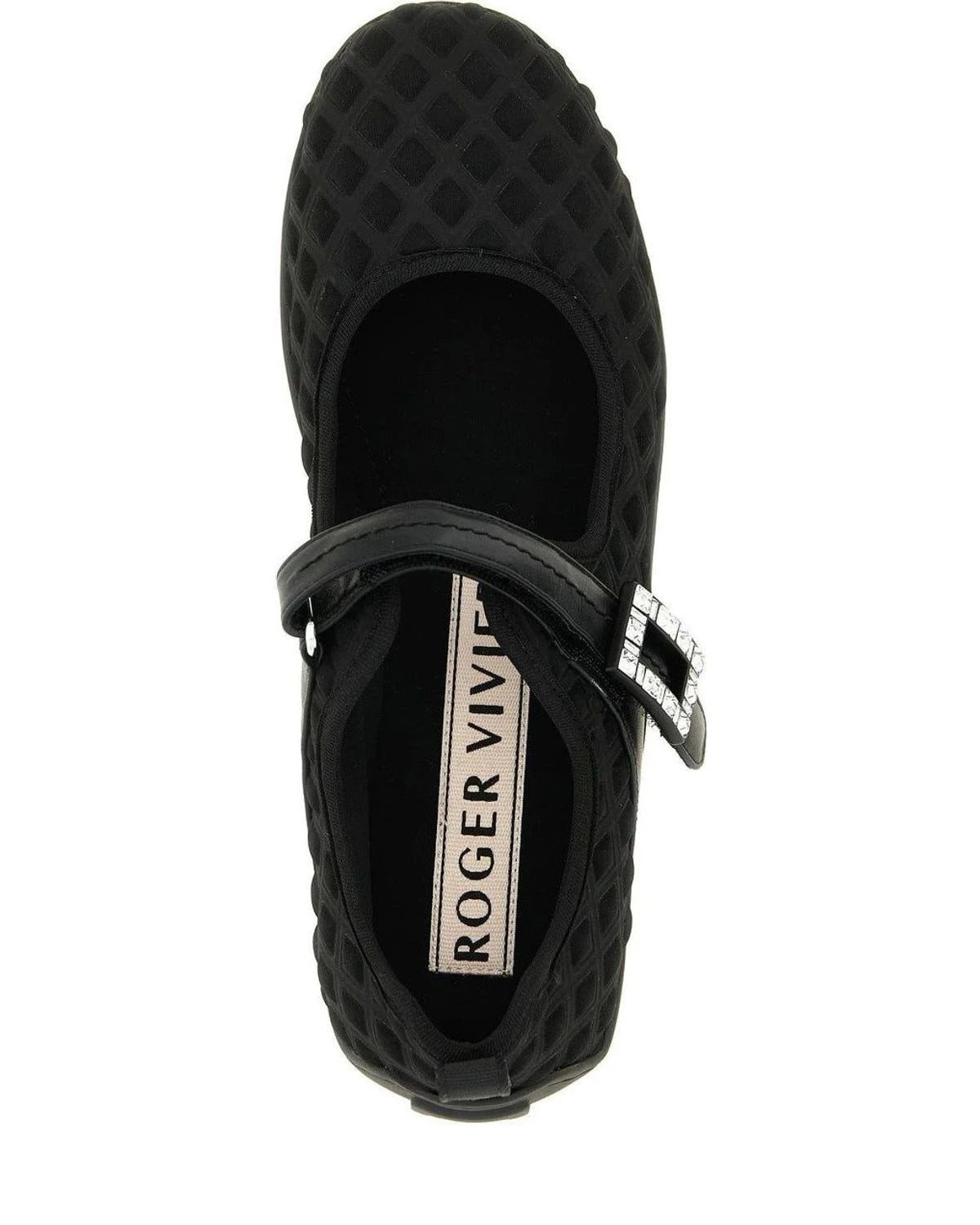 Roger Vivier Flats in black, Polyamide — view 4