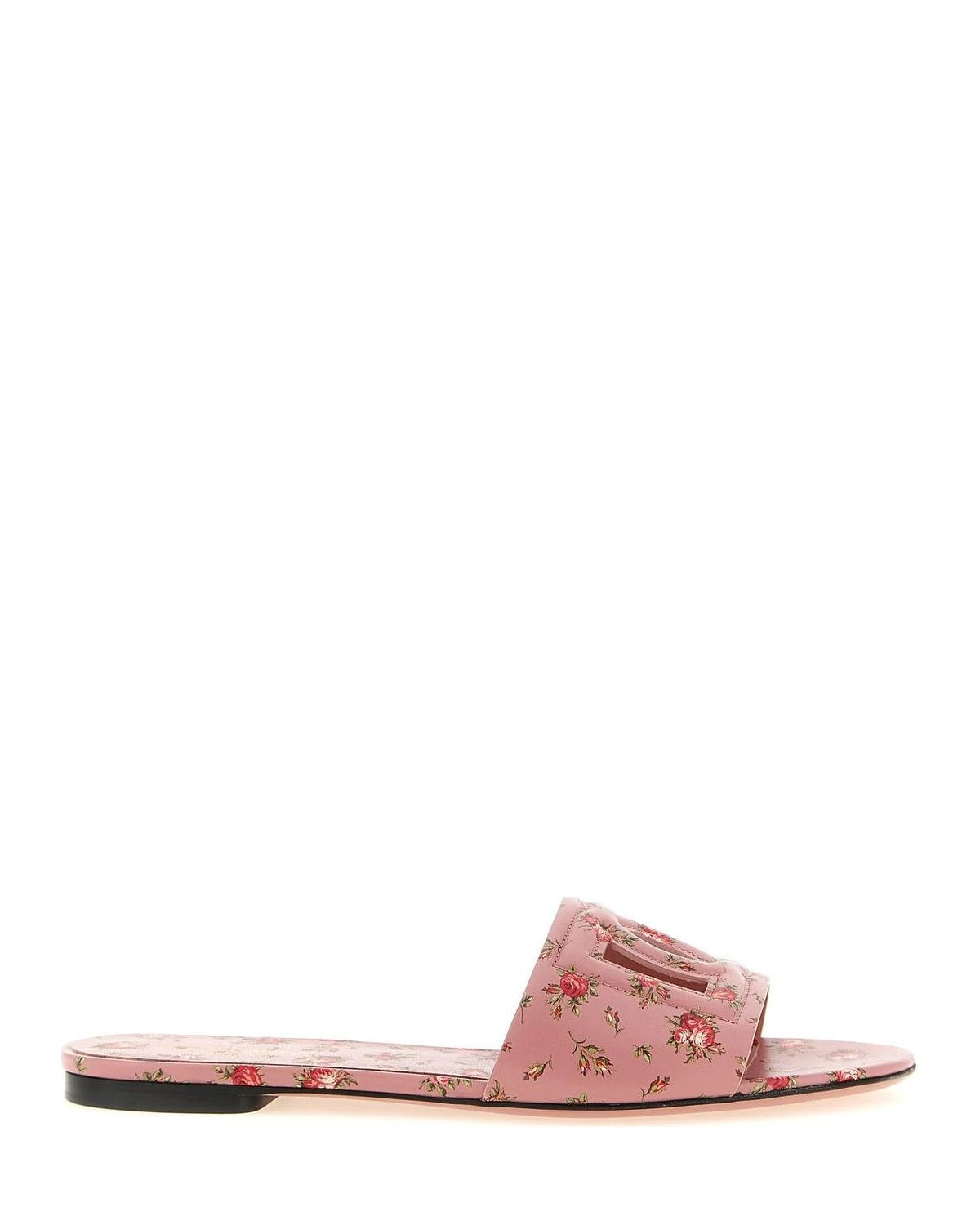 Multicolor Calfskin Slides 