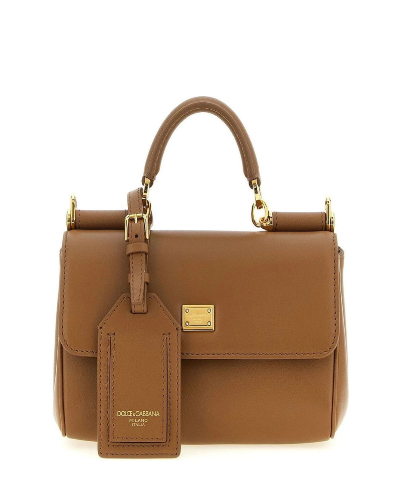 Dolce & Gabbana Satchel Bag in brown, Calf Leather