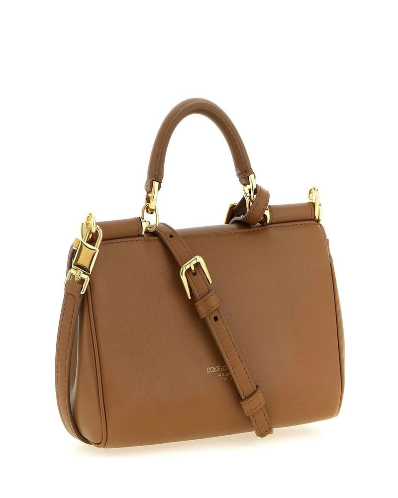Dolce & Gabbana Satchel Bag in brown, Calf Leather — view 2