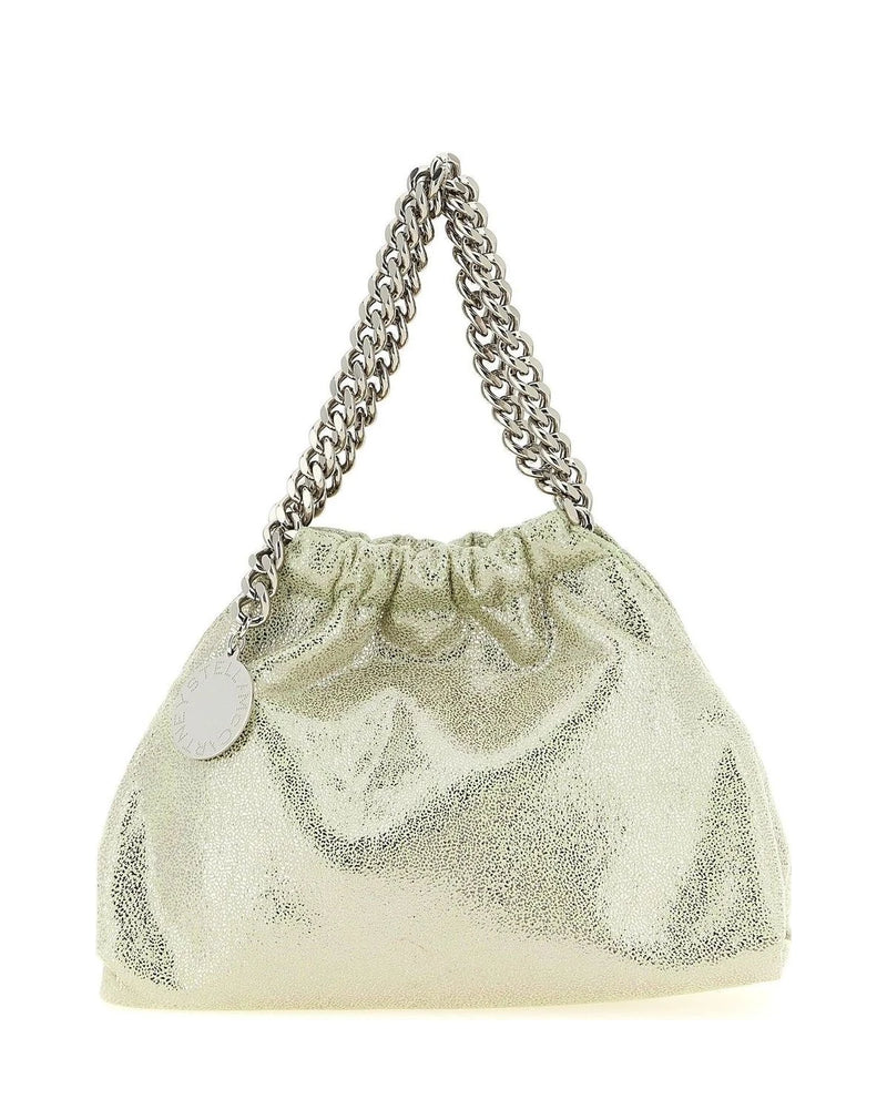 Stella McCartney Hobo Bag in silver, Polyester