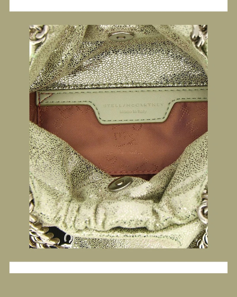 Stella McCartney Hobo Bag in silver, Polyester — view 4