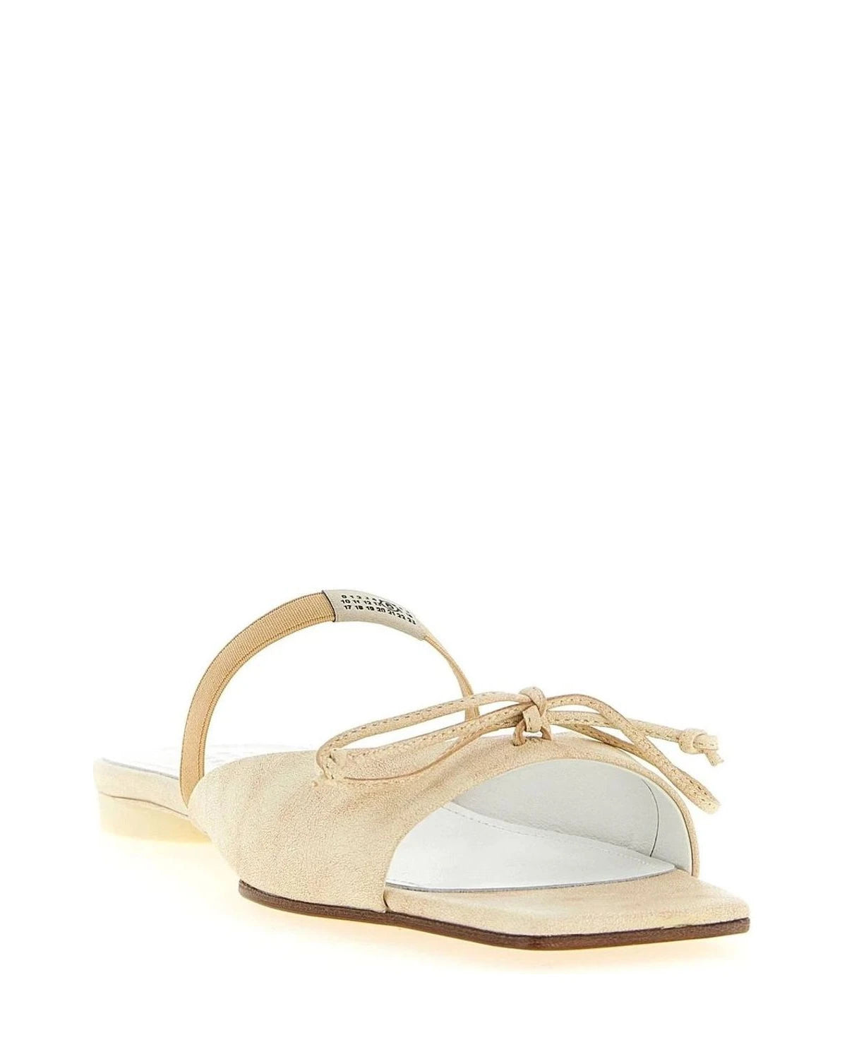 MM6 Maison Margiela Sandals in beige, Cow Leather — view 2