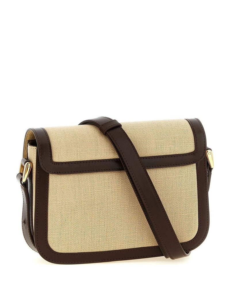 A.P.C. Cross Body Bag in beige, Cotton — view 2