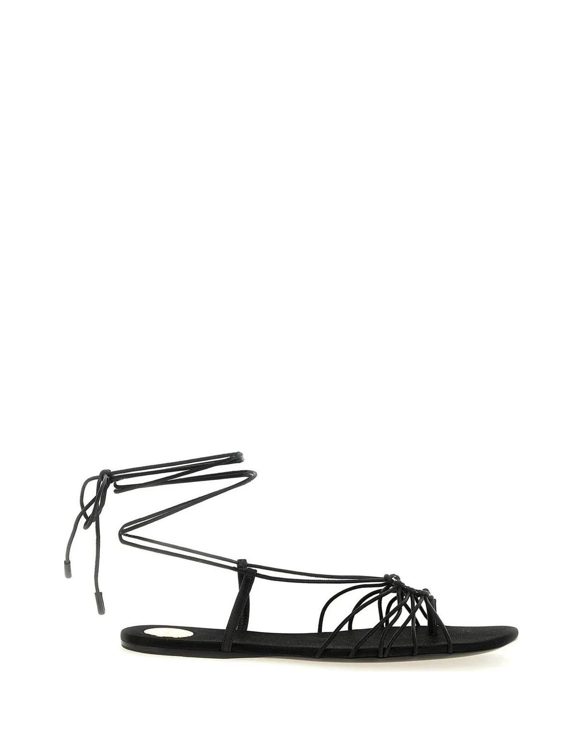 Saint Laurent Sandals in black, Lamb Leather