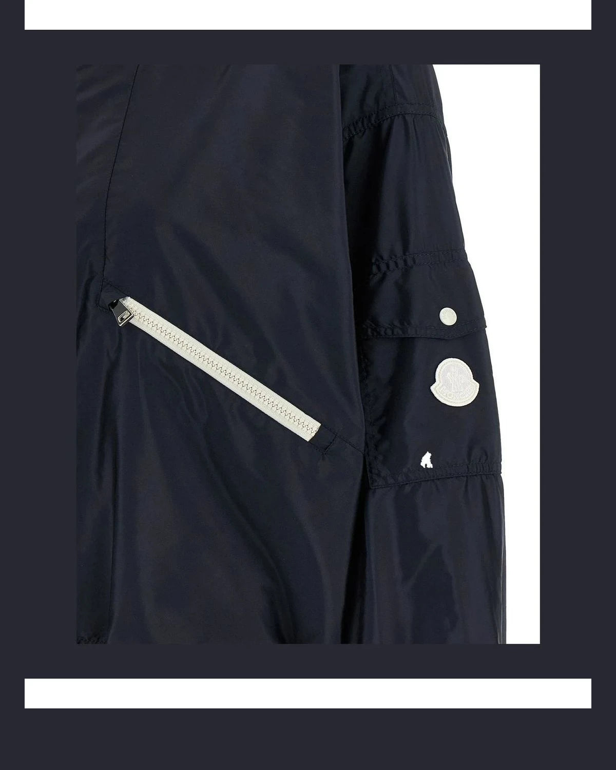 Moncler Windbreaker in blue, Polyamide — view 4