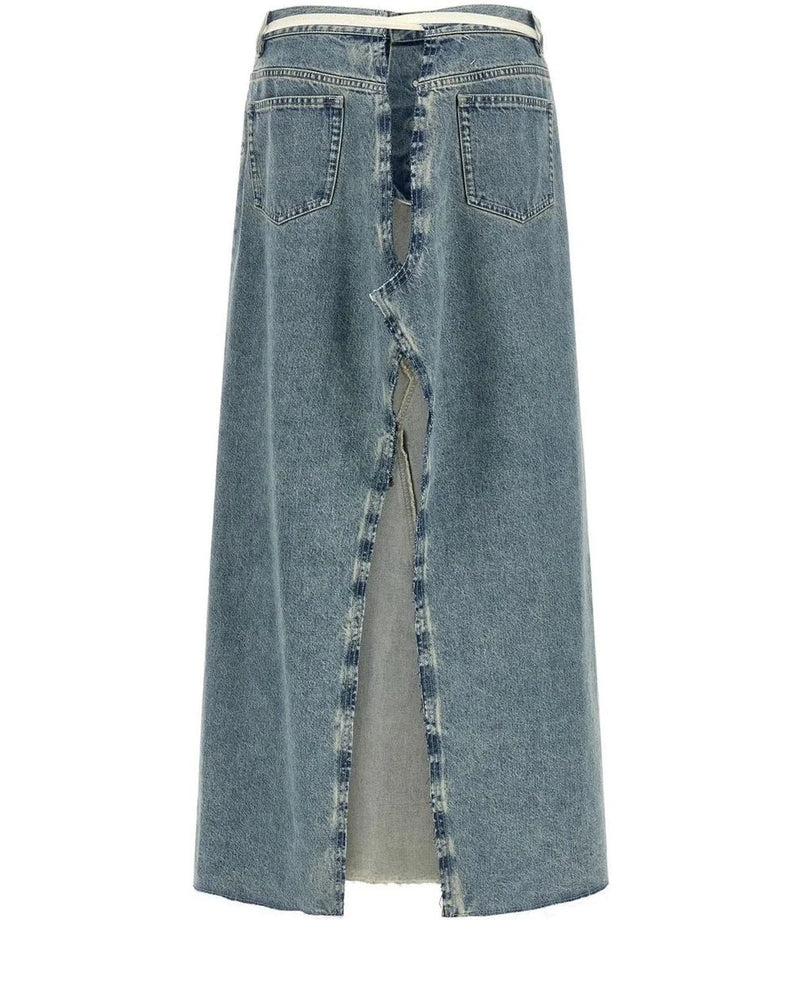 Maison Margiela Skirt in blue, Cotton — view 2