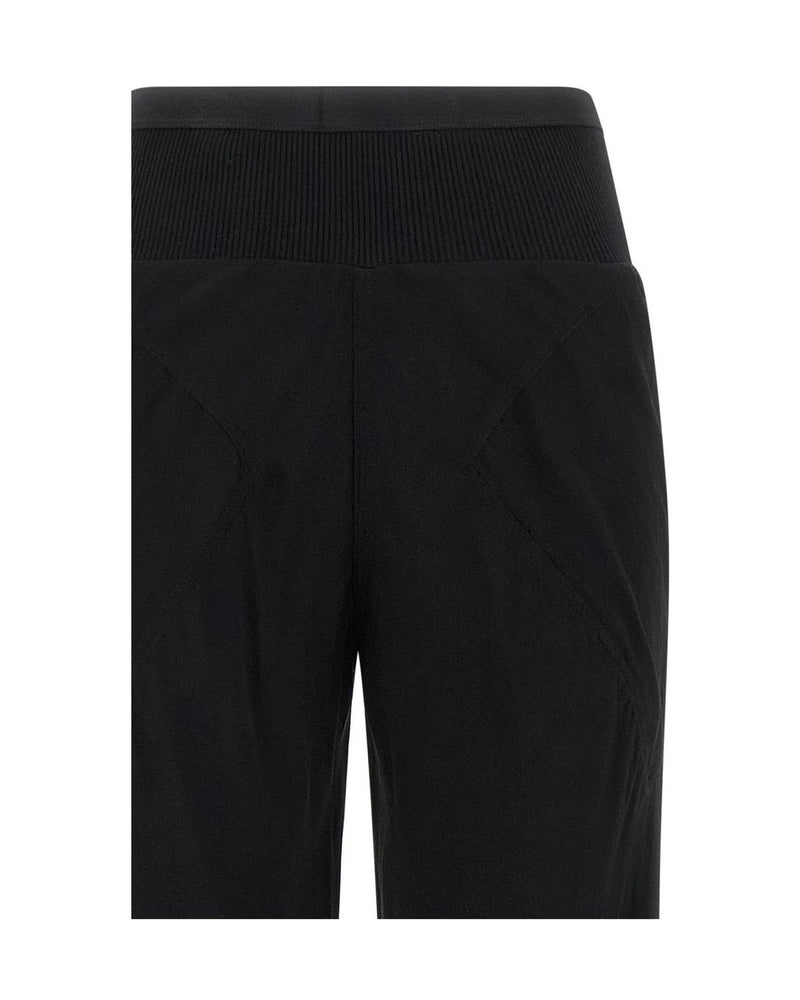 Rick Owens Black Silk Palazzo Pants 