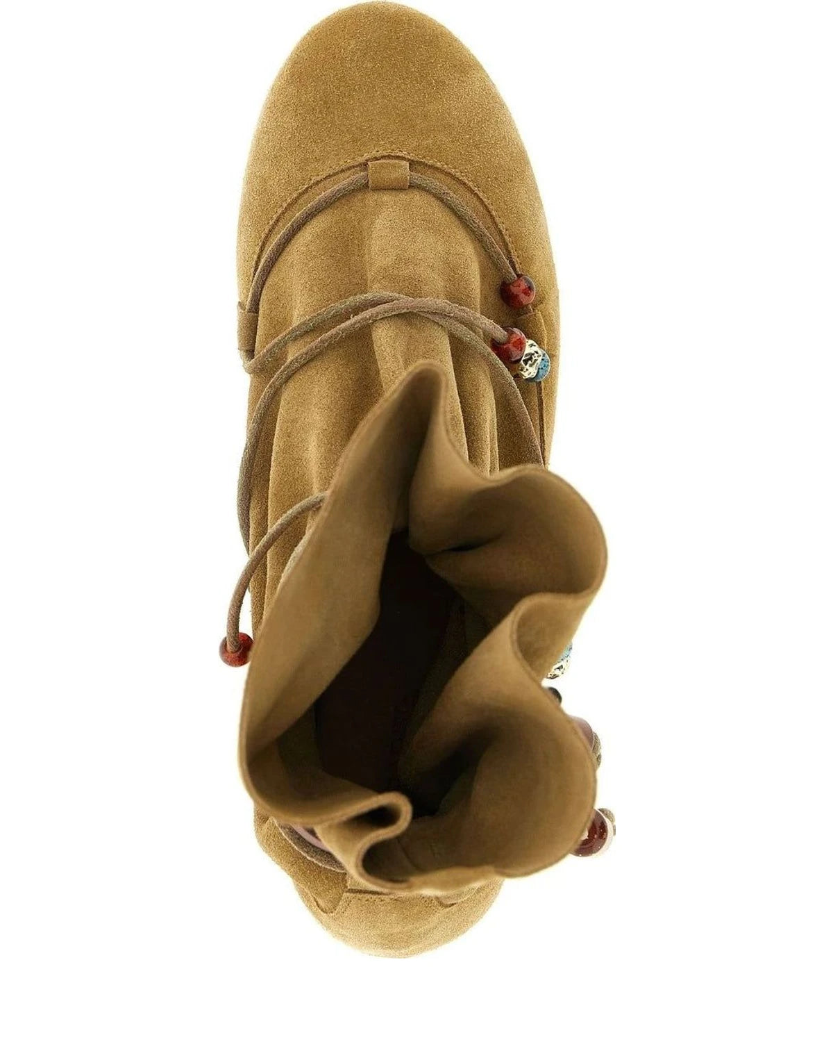 Isabel Marant Ankle Boots in beige, Calfskin Leather — view 4