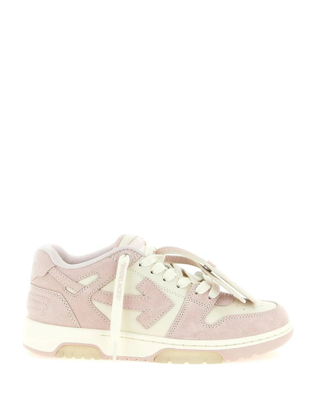 Off-White Sneakers in pink, Leather
