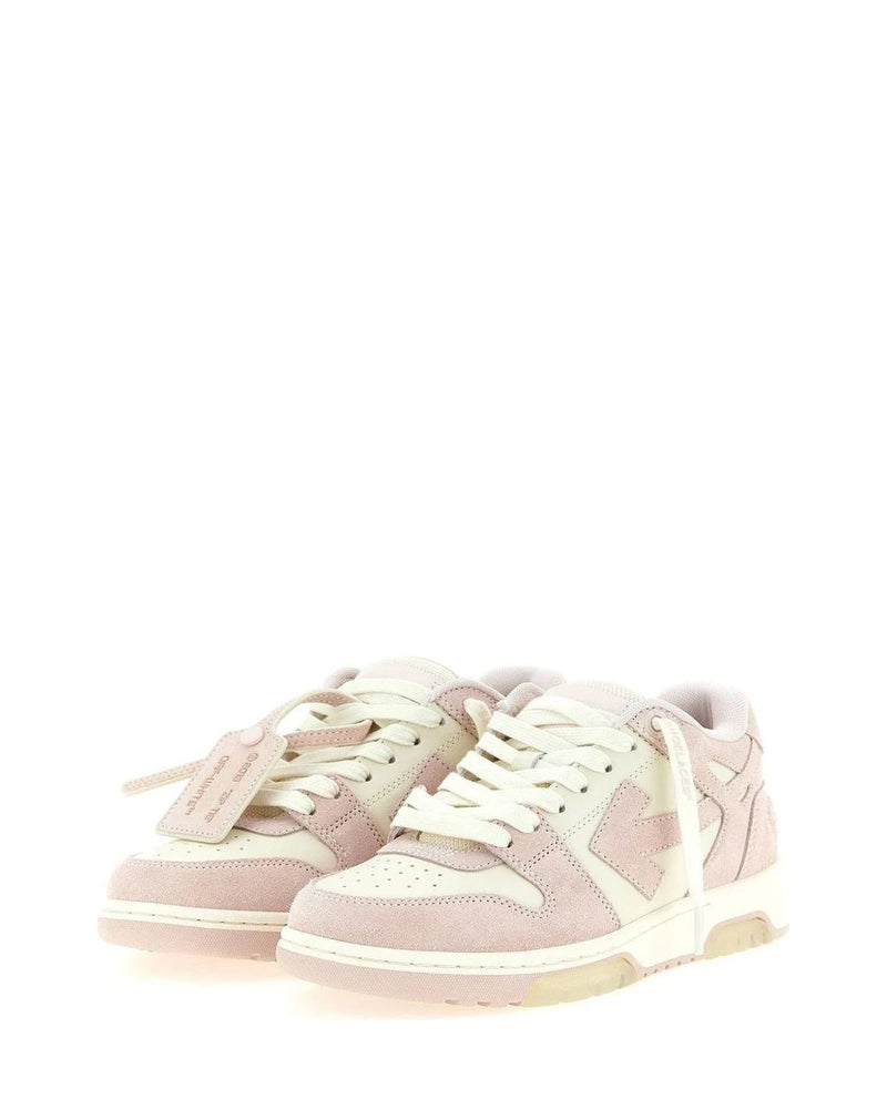 Off-White Sneakers in pink, Leather — view 2