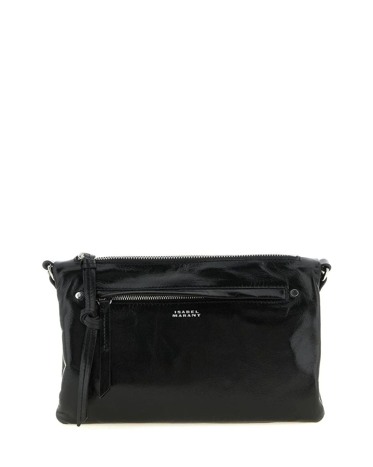 Isabel Marant Cross Body Bag in black, Calfskin Leather