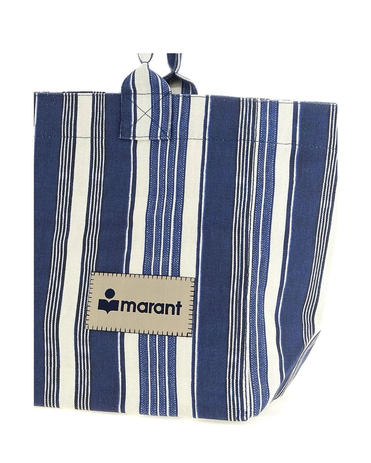 Isabel Marant Tote Bag in blue, Cotton — view 3