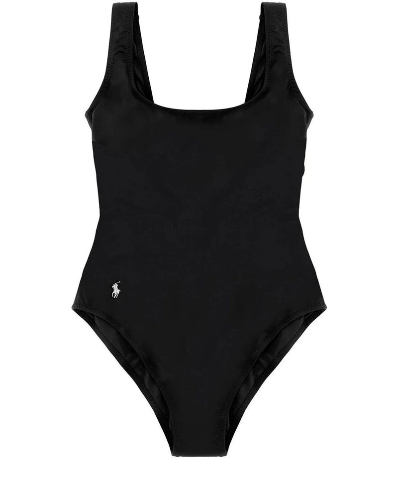 Polo Ralph Lauren One-Piece Swimsuit in black, Recycled Nylon
