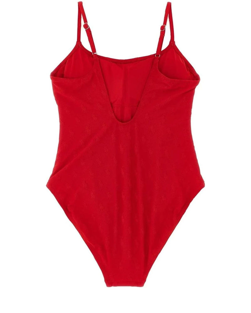 Polo Ralph Lauren One-Piece Swimsuit in multicolor, Recycled Polyester — view 2