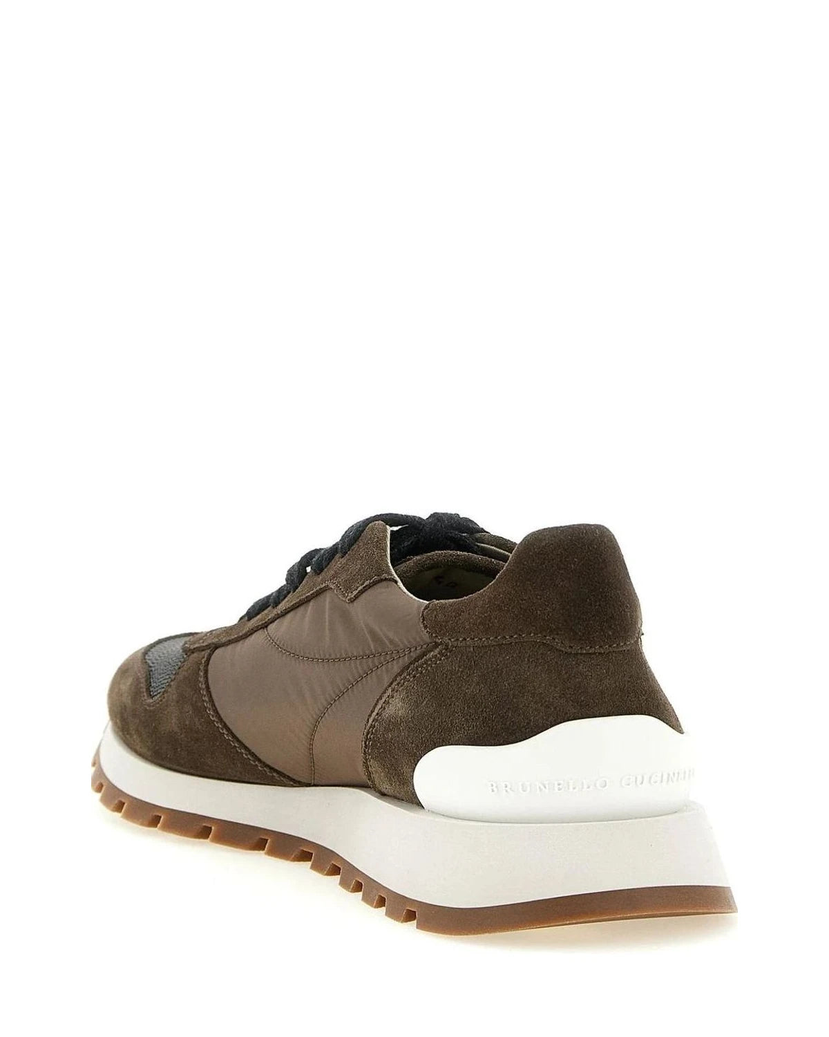 Brunello Cucinelli Athletic Shoes in brown, Calfskin Leather — view 3