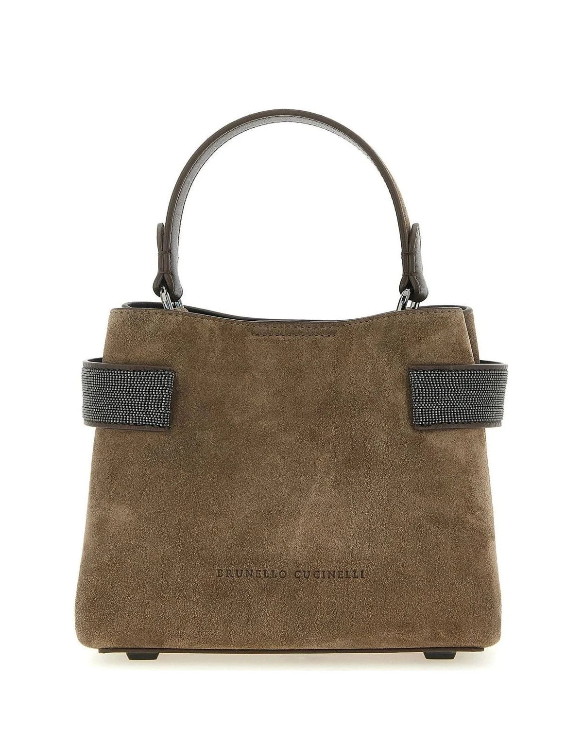 Brunello Cucinelli Satchel Bag in brown, Calfskin Leather