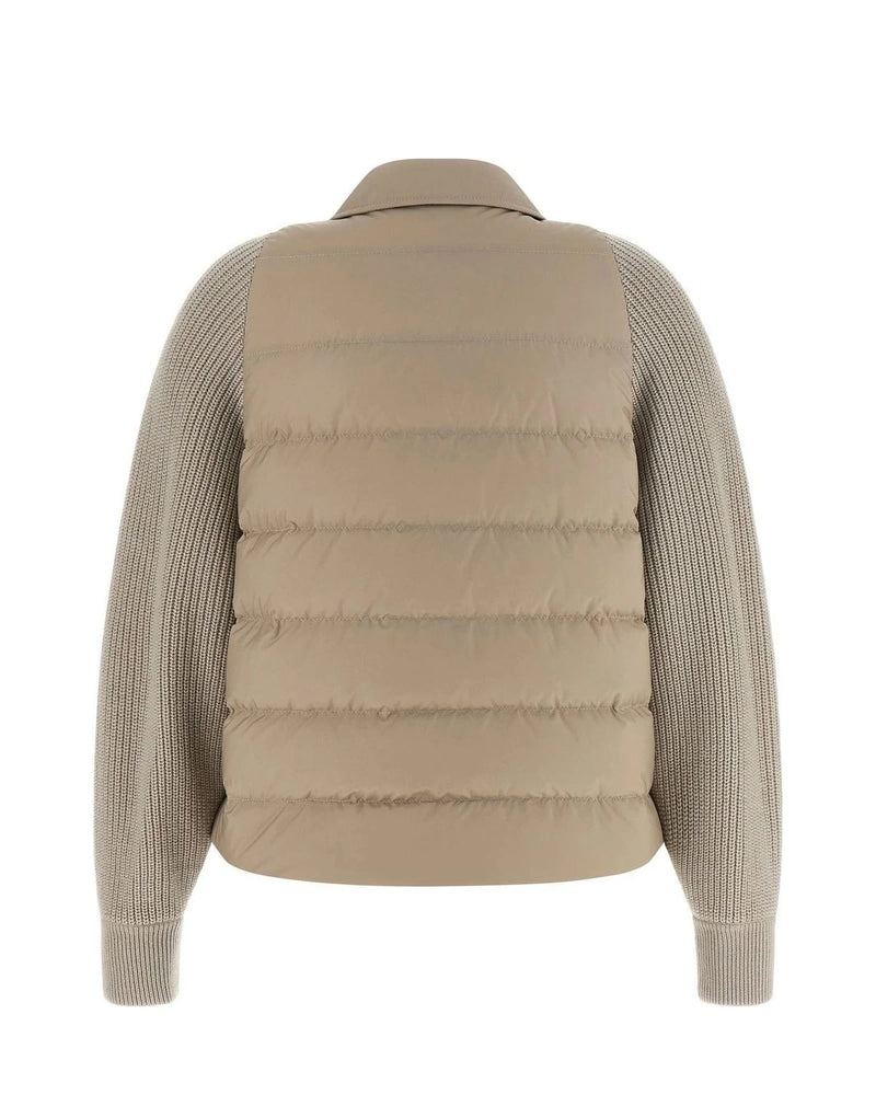Brunello Cucinelli Puffer Jacket in beige, Polyester — view 2