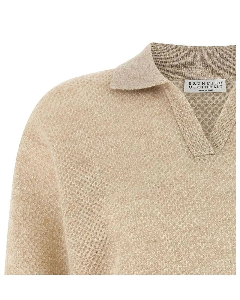Brunello Cucinelli Polo in gold — view 3