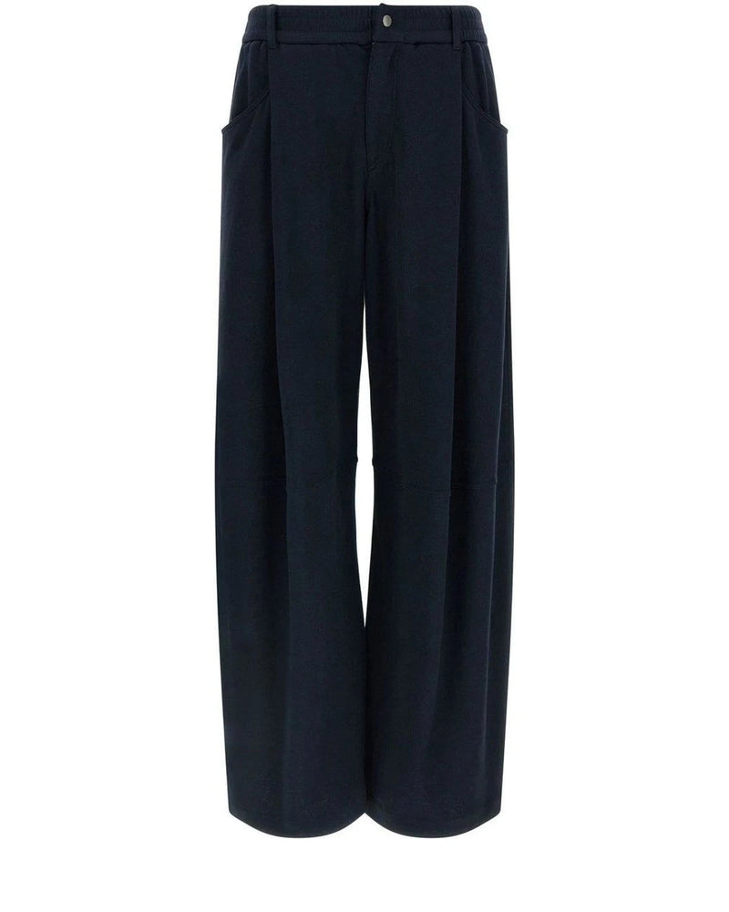 Brunello Cucinelli Palazzo Pant in blue, Cotton