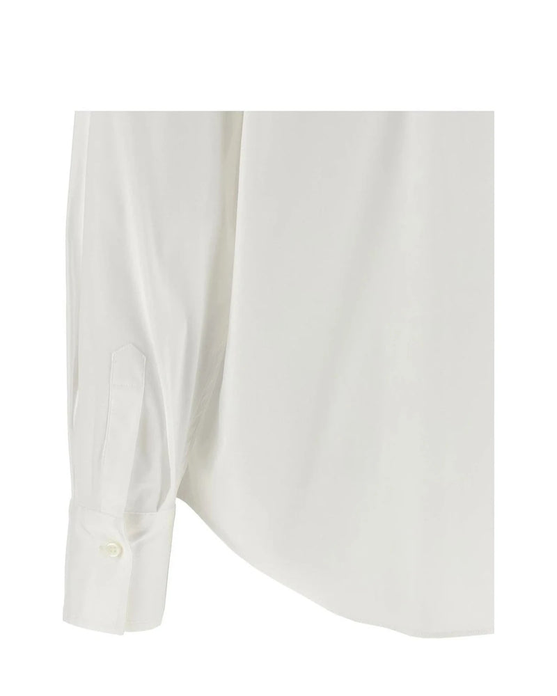 Brunello Cucinelli Dress Shirt in white, Cotton — view 4